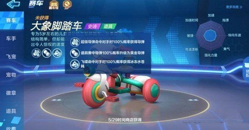 跑跑卡丁车手游大象脚踏车怎么获得 大象脚踏车多少钱(图2) 跑跑卡丁车手游大象脚踏车怎么获得 大象脚踏车多少钱(图2)